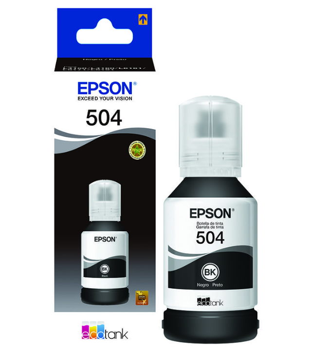 TINTA NEGRA EPSON T504120 COMPATIBLE CON L4150/L4160/L4260/L6161/L6171/L6191/L6270/L14150