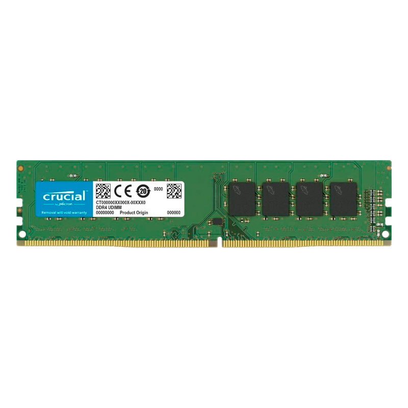 MEMORIA RAM DDR4 DE 8GB CRUCIAL 2666MHZ PC CB8GU2666