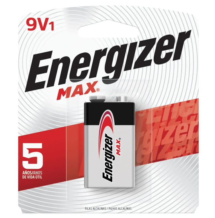 Pila Alcalina Energizer MAX 9V